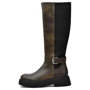 Антикварный рынок. Сапоги женские, цвет умбра TOOMANYSHOES, Dark Gray