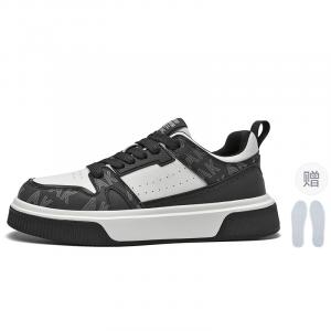 Коллекция Air Force 1, низкие кроссовки для скейтбординга, мужские, в коробке AOKANG, panda черный[comes with fleece-lined insole 1 pack]