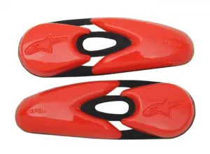 Сменные защитные накладки на носки обуви Alpinestars, красный