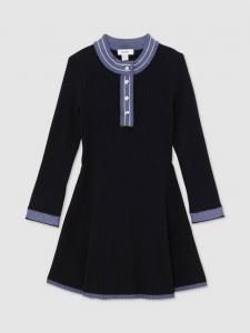 Детское платье Rudy с длинными рукавами Reiss, Navy