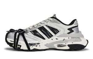 Adidas Стильные массивные кроссовки XLG STORM RTHS Future Silver Bundle низкие, устойчивые к истиранию, unisex черный белый серебро