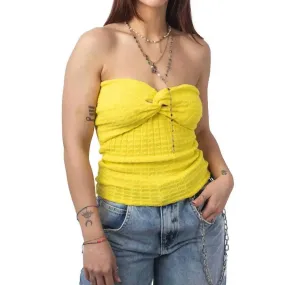 Вязаный топ Holo цвета лимонной цедры Essential Antwerp