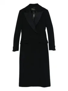 Двубортное пальто Simona Corsellini, черный