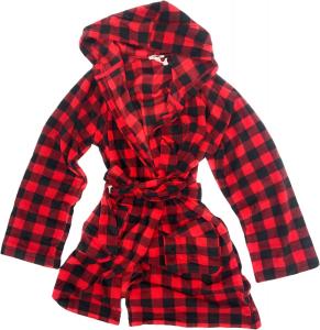 Victoria's Secret PINK Polar Fleece худи-халат короткий, Red/Black