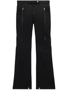 Расклешенные брюки Racer Courrèges, черный