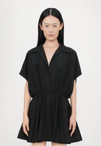 Платье Norma Kamali SUPER SLEEVELESS SHIRT FLARED MINI DRESS, Black