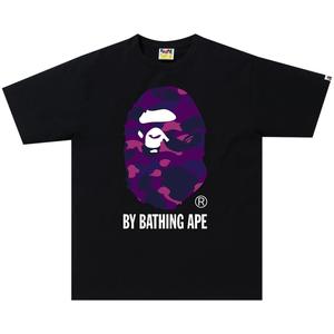 Футболка BAPE Color Camo Черный/Фиолетовый