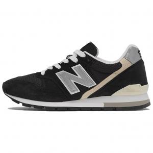 New Balance Низкие повседневные кроссовки NB 996 унисекс, цвет черный, серебристый