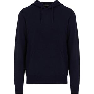 EMPORIO ARMANI Толстовка FW22 Cashmere мужская navy blue