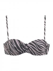 Верх бикини LASCANA, цвет schwarz/bedruckt