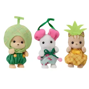 Sylvanian Families Cantaloupe Cherry Pineapple плюшевые куклы малый размер высокий SylvanianFamilies