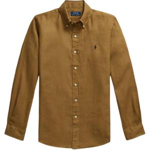 Поло с вышитым логотипом Pony Polo Ralph Lauren, хаки