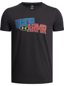 Футболка спортивная Overlay Women T-Shirt черного цвета Under Armour