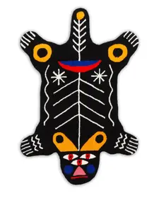 Большой ковер Kinotto 200 x 128 см Qeeboo, черный