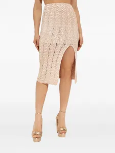 Кружевная юбка миди Loveshackfancy, нейтральный