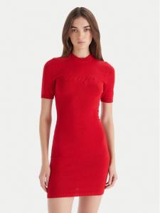 Вязаное платье slim fit Sbloggy 50543324 Hugo, красный