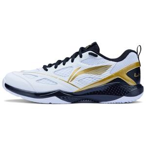 Кроссовки LINING Badminton Shoes Unisex Low-top Standard White/Black/Bright Gold, золотой
