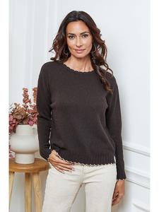 Свитер Кедис коричневого цвета So Cachemire