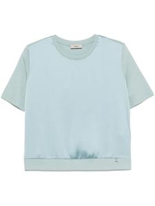 Herno футболка со вставками, синий