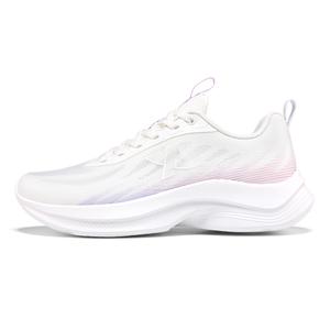 XTEP Амортизирующие и дышащие низкие кроссовки для бега Women's White Purple Pink