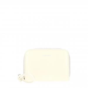 Бежевые кожаные кошельки Jil Sander, бежевый