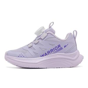 WARRIOR Детские беговые кроссовки низкие антискользящие и износостойкие дышащие purple kids