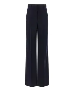 Синие брюки Lana с эластаном Max Mara Studio, синий