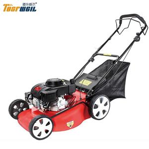 Газонокосилка TOSRWELL, 20-дюймовая четырехтактная многофункциональная газонокосилка с бензиновым двигателем, ручным нажатием Torsweil