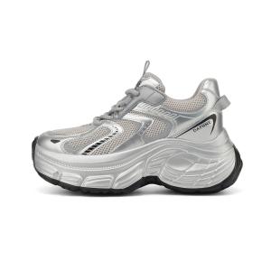Низкие массивные кроссовки женские DAPHNE, Silver