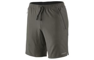 Мужские шорты с логотипом и принтом Patagonia, серый