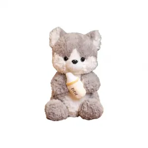 Уютные милые детские бутылочки Healing Style, плюшевые куклы щенок и слон высотой 22см/32см/45см BEIKEMIXUE