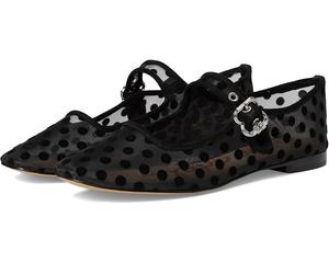 Женские балетки Sam Edelman Michaelamsh2 Mary Jane, Black Polka Dot Mesh