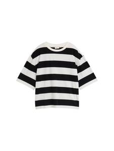 Рубашка TOM TAILOR DENIM, черный/белый