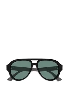 Солнцезащитные очки в оправе "авиатор" Gucci, черный
