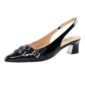 Туфли на высоком каблуке 4,5 см, женские GUDIANFENGDU, Black