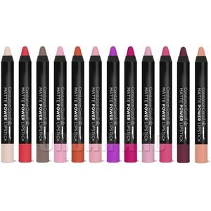 Ccuk Matte Power Lipstick Lip Crayon, Constance Carroll