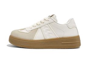 Женские нескользящие износостойкие низкие кроссовки для скейтбординга RENBEN, Beige