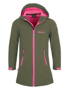 Куртка софтшелл Trollkids Softshellmantel Lillesand, хаки