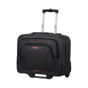 Чемодан на колесиках для работы, диагональ 15,6 дюйма. American Tourister, черный