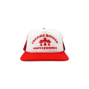 Кепка Chrome Hearts King Taco Trucker, Красный/Белый