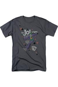 Футболка с коротким рукавом для взрослых «Бэтмен всегда Джокер» Gildan, цвет charcoal