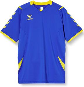 Мужская игровая футболка с коротким рукавом Hummel, синий/желтый