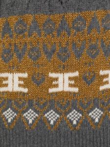 ERMANNO FIRENZE шарф с логотипом, серый