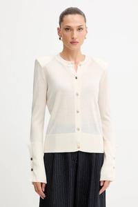 Шерстяной кардиган Simona Corsellini, бежевый