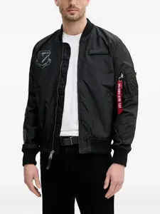 Бомбер MA-1 Alpha Industries, черный