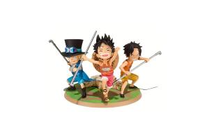 Фигурки Figuarts Zero One Piece, Luffy, Portgas D. Ace, Sabo, братская клятва BANDAI