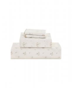 Комплект постельного белья Callie Floral из хлопка, 200 нитей, 4 предмета, размер Full Macy's, Tan