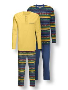 WITT WEIDEN Пижама желтого цвета + джинсово-синего цвета