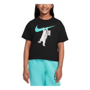 Футболка sportswear graphic t-shirt 'black' Nike, черный