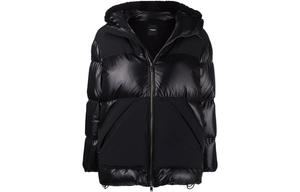 THEORY Куртка пуховая утепленная с капюшоном приталенная однотонная FW22 Regular Edition женская черная